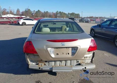 2006 Honda Accord 2.4 Ex из США, поврежденный, VIN 1HGCM56786A183316